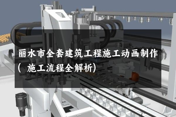 丽水市全套建筑工程施工动画制作(施工流程全解析)