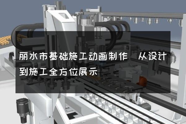 丽水市基础施工动画制作(从设计到施工全方位展示)