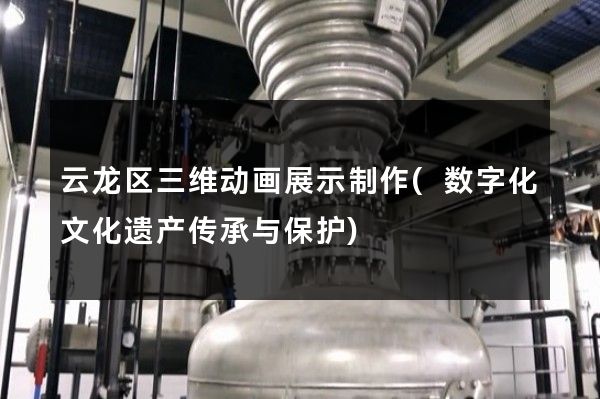 云龙区三维动画展示制作(数字化文化遗产传承与保护)