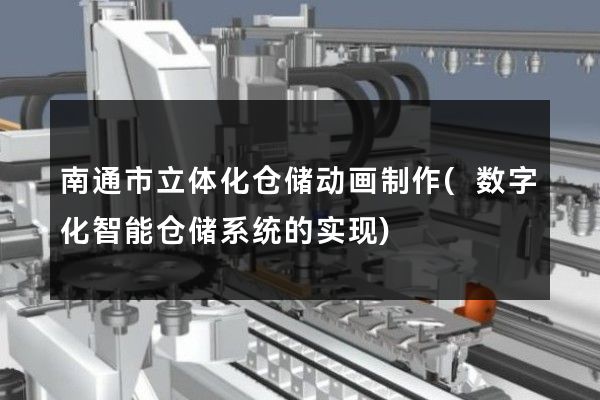 南通市立体化仓储动画制作(数字化智能仓储系统的实现)