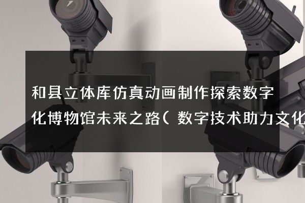 和县立体库仿真动画制作探索数字化博物馆未来之路(数字技术助力文化保护)