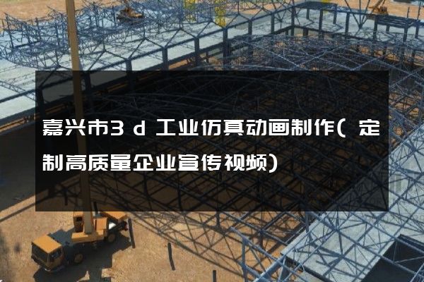 嘉兴市3d工业仿真动画制作(定制高质量企业宣传视频)