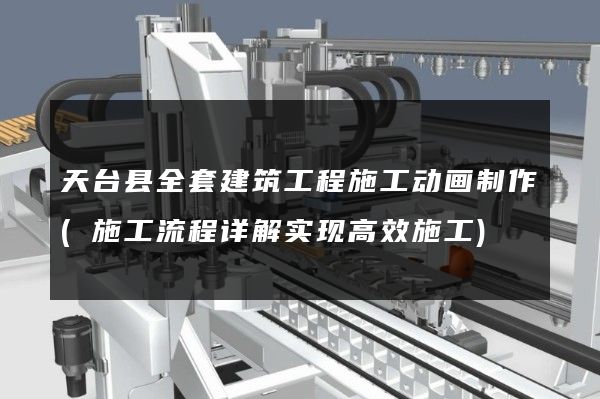 天台县全套建筑工程施工动画制作(施工流程详解实现高效施工)