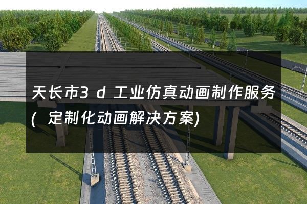 天长市3d工业仿真动画制作服务(定制化动画解决方案)