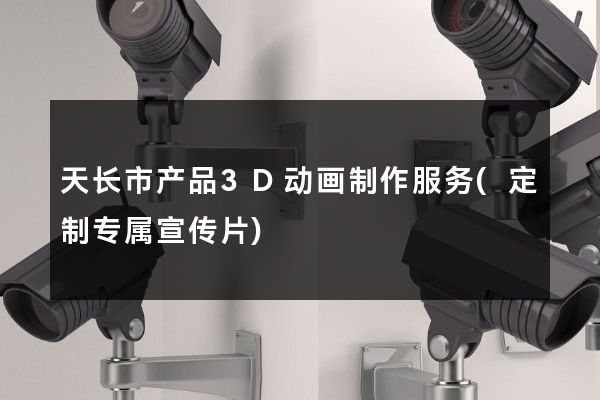 天长市产品3D动画制作服务(定制专属宣传片)