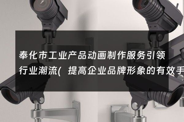 奉化市工业产品动画制作服务引领行业潮流(提高企业品牌形象的有效手段)