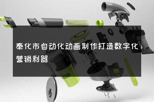 奉化市自动化动画制作打造数字化营销利器