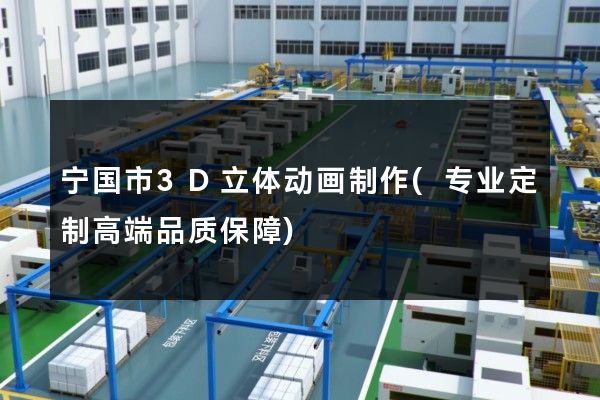 宁国市3D立体动画制作(专业定制高端品质保障)