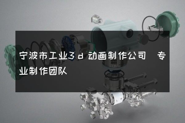 宁波市工业3d动画制作公司(专业制作团队)