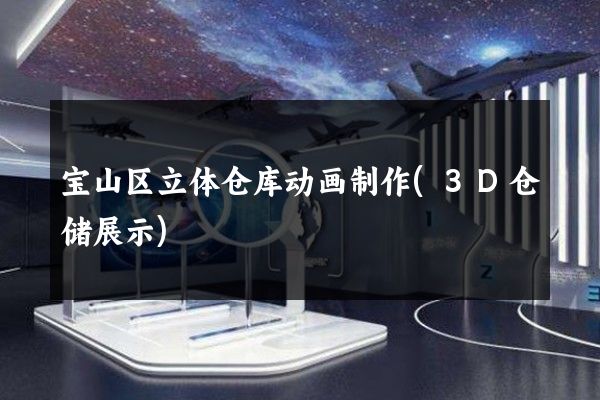 宝山区立体仓库动画制作(3D仓储展示)