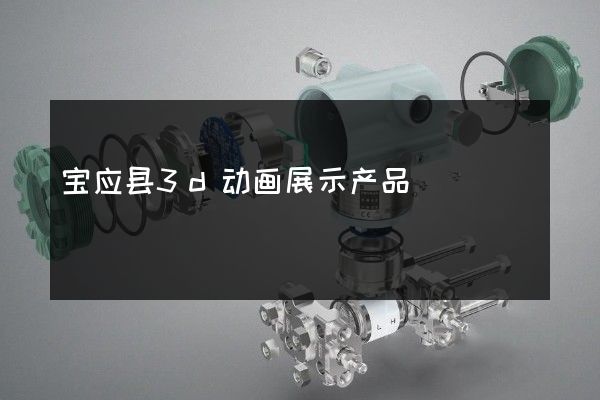 宝应县3d动画展示产品