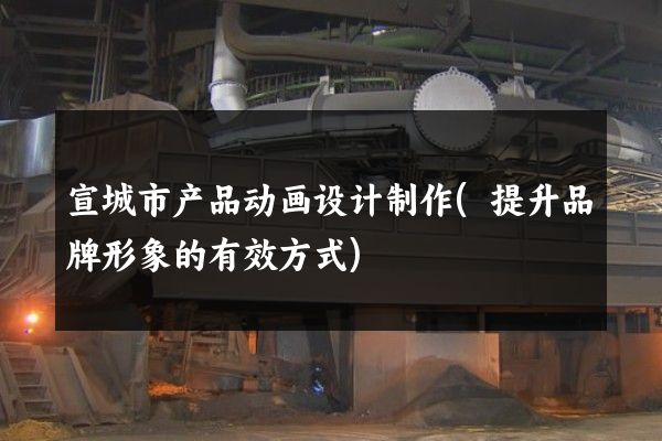 宣城市产品动画设计制作(提升品牌形象的有效方式)