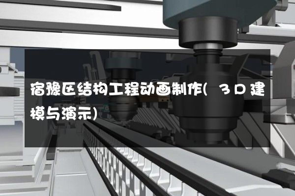 宿豫区结构工程动画制作(3D建模与演示)