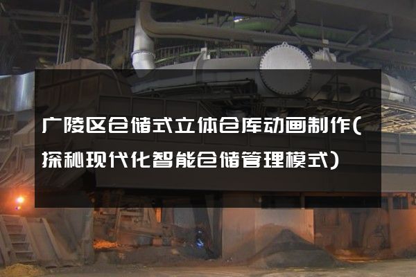 广陵区仓储式立体仓库动画制作(探秘现代化智能仓储管理模式)