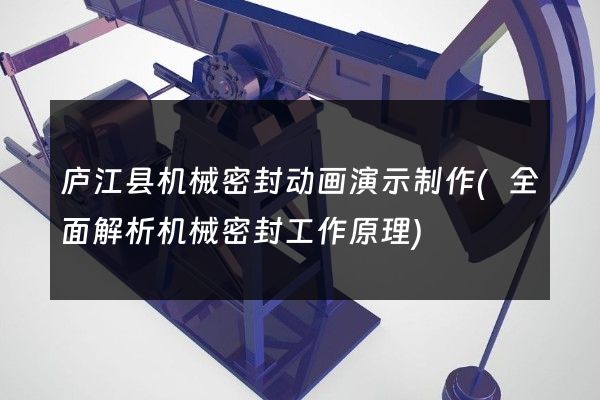 庐江县机械密封动画演示制作(全面解析机械密封工作原理)