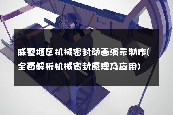 戚墅堰区机械密封动画演示制作(全面解析机械密封原理及应用)