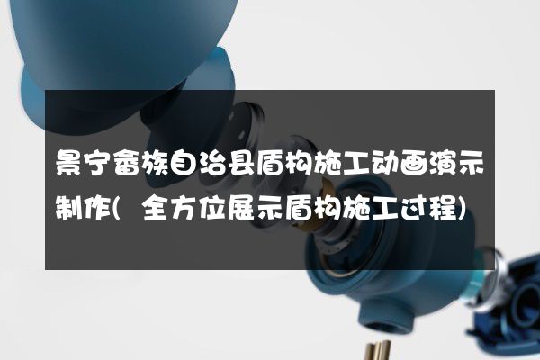 景宁畲族自治县盾构施工动画演示制作(全方位展示盾构施工过程)