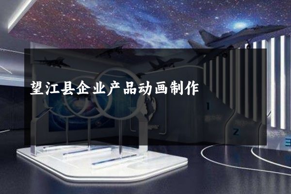 望江县企业产品动画制作