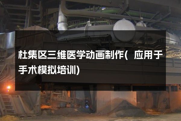 杜集区三维医学动画制作(应用于手术模拟培训)