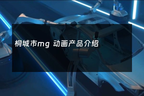 桐城市mg动画产品介绍