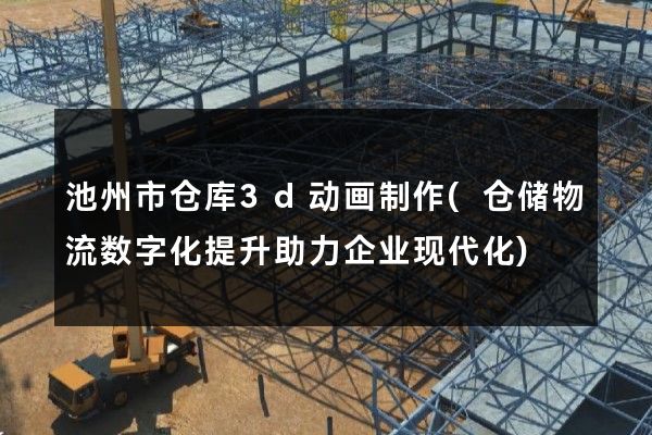 池州市仓库3d动画制作(仓储物流数字化提升助力企业现代化)