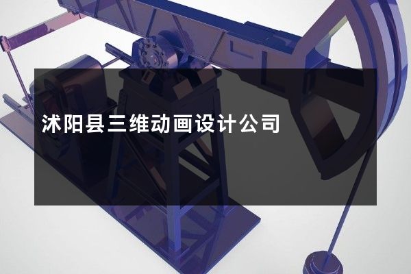 沭阳县三维动画设计公司