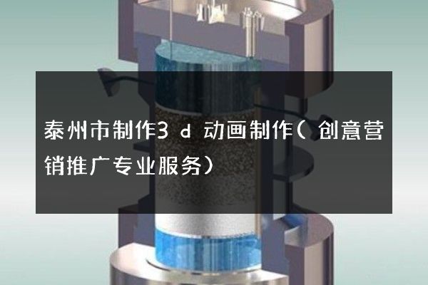 泰州市制作3d动画制作(创意营销推广专业服务)