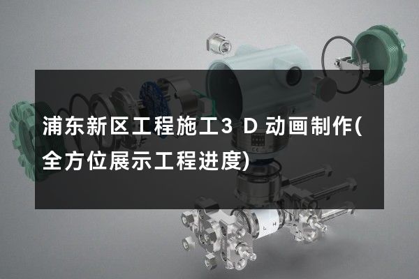 浦东新区工程施工3D动画制作(全方位展示工程进度)