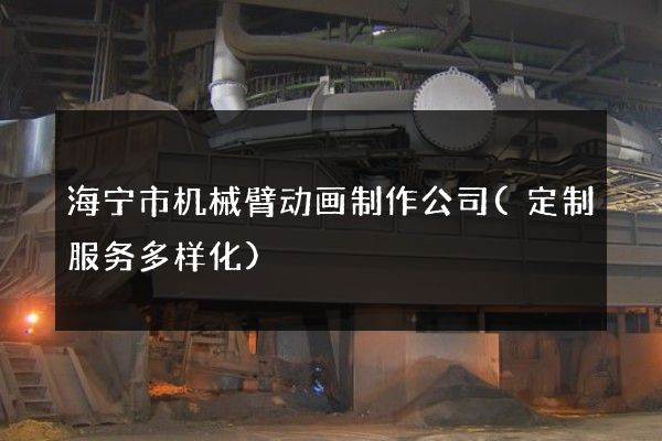 海宁市机械臂动画制作公司(定制服务多样化)