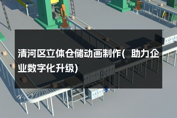 清河区立体仓储动画制作(助力企业数字化升级)