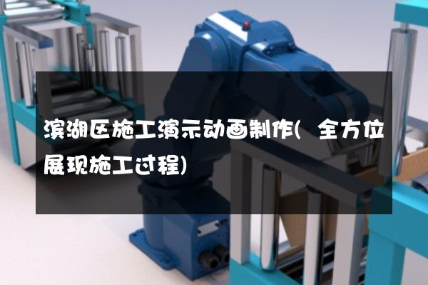 滨湖区施工演示动画制作(全方位展现施工过程)