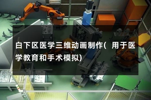 白下区医学三维动画制作(用于医学教育和手术模拟)