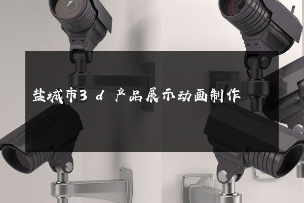 盐城市3d产品展示动画制作