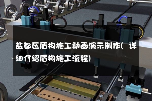 盐都区盾构施工动画演示制作(详细介绍盾构施工流程)