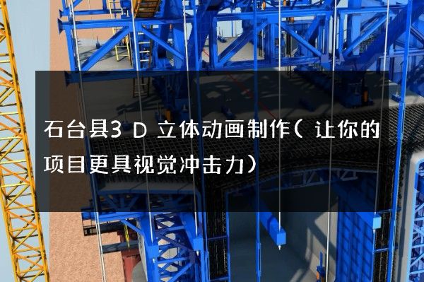 石台县3D立体动画制作(让你的项目更具视觉冲击力)