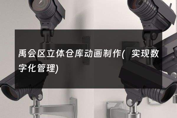 禹会区立体仓库动画制作(实现数字化管理)