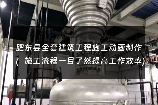 肥东县全套建筑工程施工动画制作(施工流程一目了然提高工作效率)