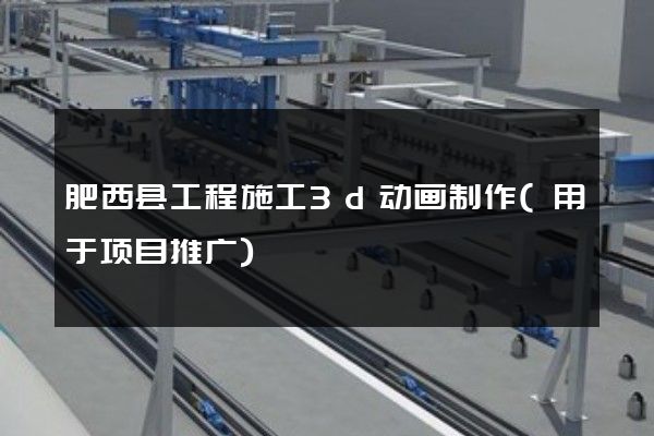 肥西县工程施工3d动画制作(用于项目推广)