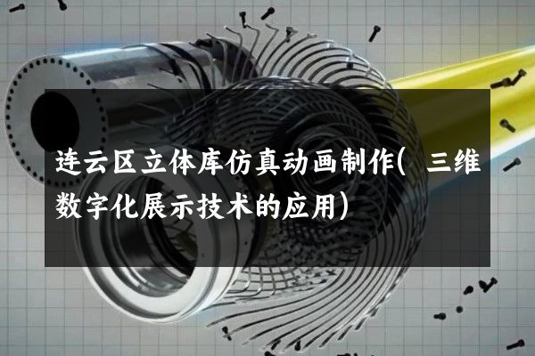 连云区立体库仿真动画制作(三维数字化展示技术的应用)