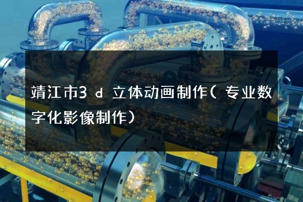 靖江市3d立体动画制作(专业数字化影像制作)