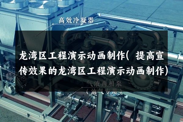 龙湾区工程演示动画制作(提高宣传效果的龙湾区工程演示动画制作)