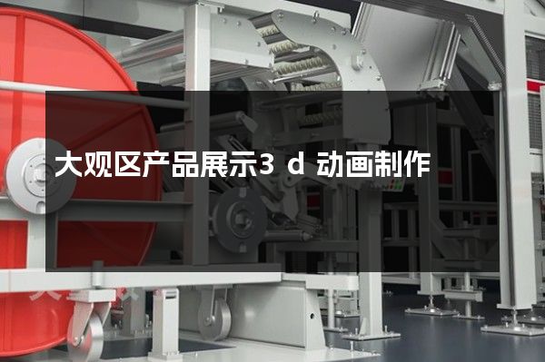 大观区产品展示3d动画制作