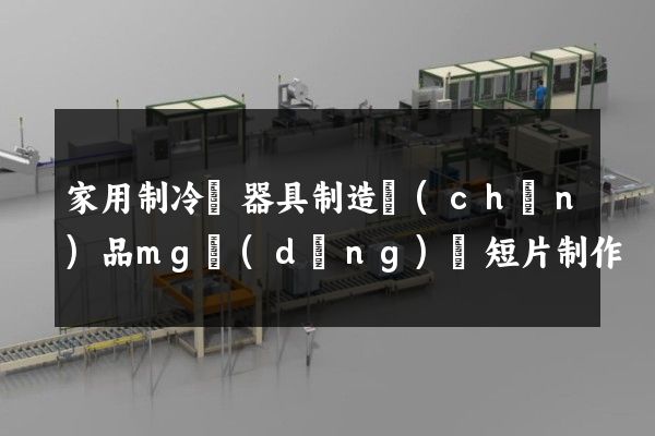 家用制冷電器具制造產(chǎn)品mg動(dòng)畫短片制作