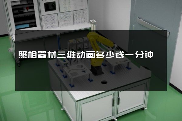 照相器材三维动画多少钱一分钟