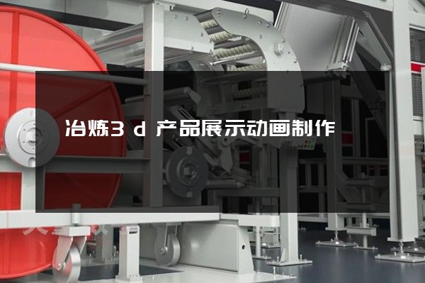 锑冶炼3d产品展示动画制作